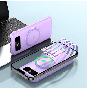เครื่องชาร์จพกพา 10000 30000mAh พาวเวอร์แบงค์ หน้าจอ LCD 5 ช่อง USB  ช่อง USB C สำหรับชาร์จเข้าและออก  รองรับการใช้งานกับ <span class=keywords><strong>iPhone</strong></span> 16 15 14 13 - Product Image 3