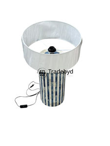 Lámpara de Mesa LED con Incrustaciones de Hueso de Diseño, Hecha a Mano, E26 AC, Iluminación Ecológica para Decoración de Interiores de Lujo, Tradebyd - Product Image 6