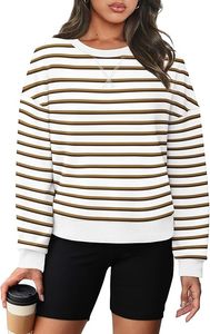 Femmes 2024 Printemps Nouvelle Mode Pullover plissé à col en O Sweatshirts Fabricant Manches longues Casual Female Pullovers Chic Tops - Product Image 5