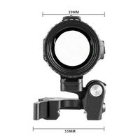 Wholesale Professional Tactical V3XM 3x Magnifier Scope Laser Red Dot Sight Hunting Outdoor Training Fully Multi-Coated Black