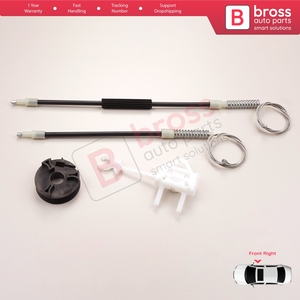 Kit de réparation de lève-vitre électrique BWR798 avant droit pour Albea Siena Palio MK1 171 172 178 1996-2016 4/5 portes 46786202 - Product Image 2