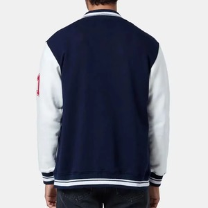 Vestes décontractées d'hiver pour hommes en toile respirante et laine, avec col montant et logo frontal - Vente en gros, coupe-vent tendance - Product Image 4