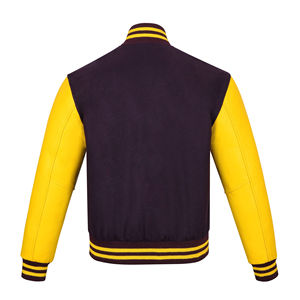 Chaqueta Universitaria a Precio Económico para Hombre, Chaqueta de Béisbol con Logotipo Bordado Personalizado, Chaqueta Universitaria con Letras para Hombre - Product Image 5