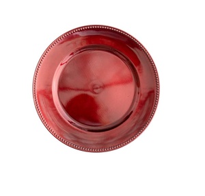 Plaque de chargement en métal de forme ronde, nouveau Design martelé plaque de chargement en métal pour décoration de mariage et d'événements nouvelle plaque de chargement - Product Image 5