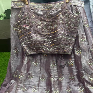 Diseñador inspirado pesado Jarkan bordado Lehenga Choli para fiestas de invierno 3M Flair y cosido Choli venta al por mayor exportación lista - Product Image 1