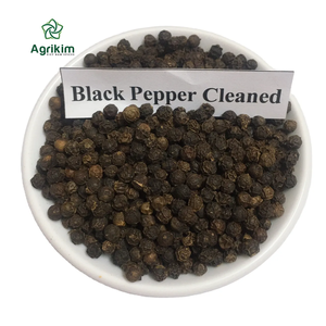 Pimienta Negra de Binh Phuoc |   Pimienta Negra Cruda Seca Natural al 100% de 5 mm |   Venta al por mayor de 1000 kg con certificación ASTA |   Marca Agrikim - Product Image 1