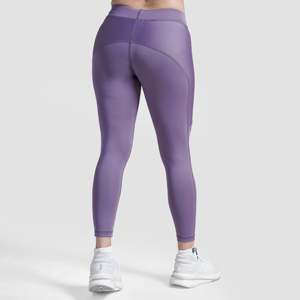 Leggings de sport taille haute (lavande) à compression avec effet push-up pour le fitness et le yoga - Product Image 2