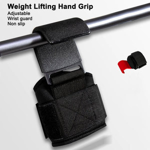 Vente chaude Unisexe Néoprène Dragonne avec Heavy Metal Steel Hook Logo Personnalisé Fitness Accessoires Pour Gym Utilisation Haltérophilie - Product Image 4