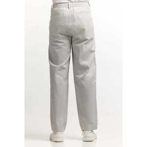 กางเกงขายาวผู้ชายผ้าฝ้ายอ๊อกซ์ฟอร์ดสีฟ้าอ่อน 100% ไซส์ 6XL ทรงตรง ลายคาร์โก้ ตกแต่งกระดุม สามารถปรับแต่งโลโก้ได้ มีสีให้เลือก - Product Image 4