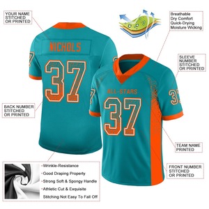Wholesale Custom Sublimated American Football Uniform Heavy Duty Practice Jersey <b>Padded</b> Mesh Tackle <b>Pants</b> Blank Sportswear Set - Product Image 2