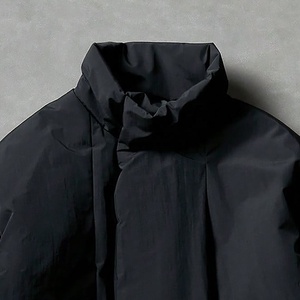 Veste d'hiver matelassée imperméable et écologique de haute qualité pour homme, col montant, en nylon, style streetwear, service OEM personnalisé - Product Image 5