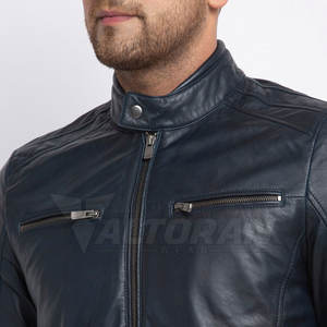 <b>Men</b> Leather <b>Jacket</b> <b>Slim</b> <b>Fit</b> Style <b>Men</b> Leather <b>Jacket</b> Regular <b>Fit</b> Wear <b>Men</b> Leather Winter <b>Jacket</b> - Product Image 6