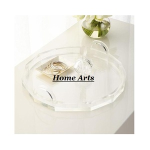 Exclusive Quality Acrylic <b>Dessert</b> Tray Handmade Customized Size And Shape Food Serving Tray By Home Arts - Product Image 1