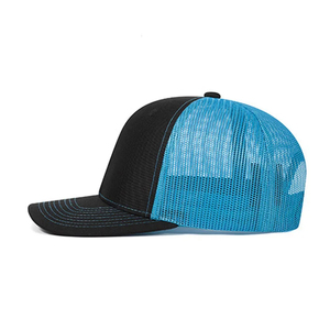 Logo personnalisé de haute qualité maille bleue respirant sport snapback chapeau adulte escalade course casquette de camionneur - Product Image 2