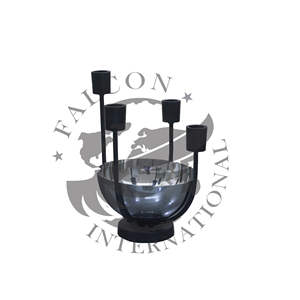 Candelabro de Navidad de Lujo de Acero Inoxidable Chapado en Latón, Portavelas, Hecho a Mano, Duradero, Decoración del Hogar - Product Image 3