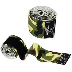 Heavy Duty Fitness Weightlifting <b>Knee</b> Wraps Wholesale Camo <b>Knee</b> Wraps OEM Service Customized LOGO Strength Training <b>Knee</b> Wraps. - Product Image 3