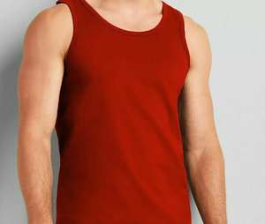 Débardeur de gymnastique en coton à séchage rapide personnalisé pour hommes Maillot de fitness respirant Haut sans manches de musculation durable - Product Image 2