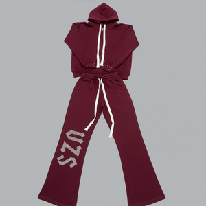 Hot Selling <b>Men</b> Blank Design Rhinestone Tracksuits Breathable Casual Sets Sportswear Nylon Zipper <b>Jacket</b> and <b>Slim</b> <b>Fit</b> Pants <b>Men</b> - Product Image 1