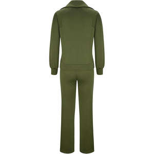 Chándal Informal con Capucha para Mujer, Color Sólido, Transpirable, para Exteriores, 100% Algodón - Product Image 6