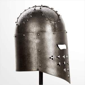 Casque de chevalier viking segmenté / Spangenhelm médiéval |   Idées de vêtements et de costumes d'Halloween, vêtements portables, accessoires de tête - Product Image 5