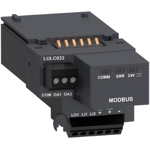 Modulo di Comunicazione SCHNEIDER ELECTRIC LULC033 24 V DC per Ingresso e Uscita (IO) TeSys U - Product Image 1