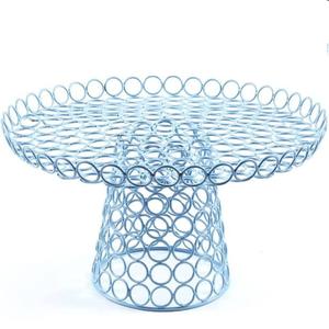 Soporte de Metal para servir pasteles de frutas de alta venta Estilo moderno Servidor de pasteles personalizado Soporte de pastel de metal de aluminio - Product Image 1