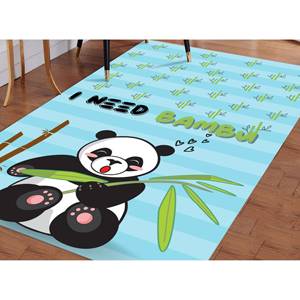 Cute Panda <b>Rug</b>, Bambu <b>Rug</b>, Panda <b>Rugs</b>, Children <b>Rugs</b>, Gift For The Home,<b>Chenille</b> <b>Rug</b> - Product Image 3
