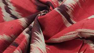 Tissu Jacquard en coton Ikat tissé à la main, motif géométrique abstrait, léger, pour vêtements, textiles de maison, couture - Product Image 5