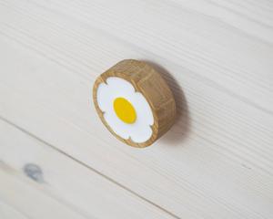 Poignée en bois naturel de hêtre, style bouton de tiroir, pour porte d'armoire et boîte de rangement - Product Image 4