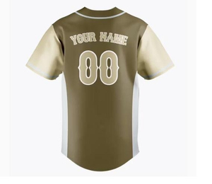 Diseño personalizado de alta calidad bordado carta sublimación béisbol Softball camisa cuello en V hombres equipo nombre béisbol Jersey - Product Image 5