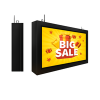 2500 -- 4000 Nits pemasangan dinding luar ruangan IP65 tahan air Monitor LCD tampilan iklan Digital