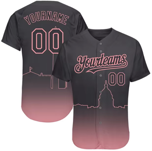 Uniformes de Béisbol Personalizados de Alta Calidad, Jersey Cosido, Camisetas con Bordado Sublimado Personalizado - Product Image 2