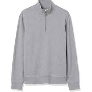 Unisex Adults' Winter Half <b>Zip</b> and <b>Quarter</b> <b>Zip</b> Sweatshirts Pullover Cropped Fleece <b>Sweaters</b> with Reversible Washed Technics - Product Image 1