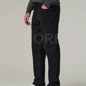 2025 New Design <b>Men's</b> <b>Jeans</b> Pants <b>High</b> Quality Canvas Lightweight Tall Fit Mid <b>Waist</b> Casual Style Washed Look in Stock! - Product Image 4