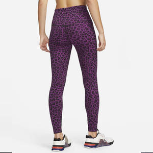 Mallas con estampado personalizado de alta calidad para mujeres, niñas, señoras, pantalones de Yoga coloridos para correr, ciclismo, Yoga, Logo, tela de punto en la cintura - Product Image 3