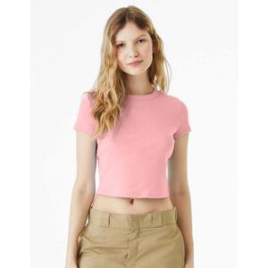 BELLA + CANVAS Micro Rib Baby Tee Mujer BC1010 - Product Image 4