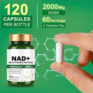 Compléments alimentaires liposomaux NAD+ NAD3 en capsules pour adultes, anti-âge, antioxydant, soutien de la santé cellulaire, certifiés HALAL/Kosher - Product Image 2