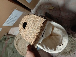 Paniers de jacinthe d'eau Vietnam Paniers de jacinthe d'eau de stockage tissés à la main naturels parfaits pour les ménages et les acheteurs d'exportation - Product Image 2