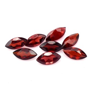 Granate Rojo Natural 1.50x3mm Corte Marquesa Facetado Calibrado Piedra Preciosa Suelta Certificada para Fabricación de Joyas Proveedor Mayorista - Product Image 1