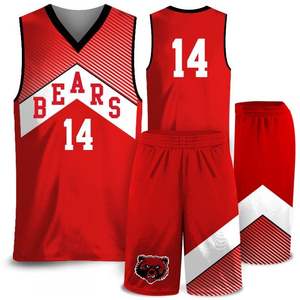 Meilleure vente Ensemble d'entraînement de basket-ball à séchage rapide unisexe conception personnalisée ODM Logo imprimé vêtements de sport en polyester respirant pour hommes 3XL XXS - Product Image 4