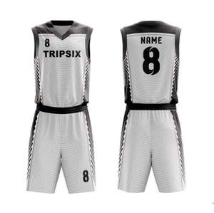 Conjuntos de Camiseta y Pantalones Cortos de Baloncesto de Última Moda 2018, Uniformes Masculinos de Alta Calidad con Color Personalizado, Antibacterianos, de Secado Rápido, OEM - Product Image 1