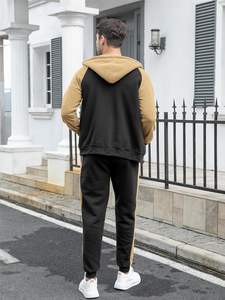 Sudadera con capucha transpirable Eco-Friendly Impreso Patrón sólido Invierno Peso pesado SWEATSUIT Técnica de diamantes de imitación Ligero - Product Image 4