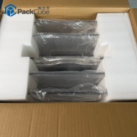 Emballage antistatique en carton résistant à l'humidité et mousse EVA pour produits électroniques de haute valeur, solution de protection intérieure personnalisée PACKCUBE