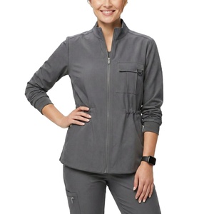 Chaqueta Médica Personalizable y Versátil con Cierre Completo, Cintura Ajustable y Múltiples Bolsillos, Venta al Por Mayor - Product Image 1
