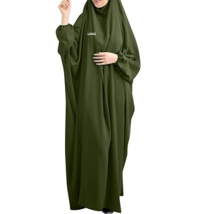 Vêtements ethniques en mousseline de soie grande taille robe longue traditionnelle femme musulmane islamique Abaya très vendue respirante Abaya pour filles - Product Image 6