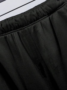 Ensemble survêtement unisexe décontracté en molleton respirant 2-en-1 avec capuche et pantalon, collection hiver 2025, 100 % polyester, taille élastique - Product Image 2