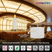 Feuille LED Flexible Superlumineuse 6500K 32 Lentilles 8W Dimmable UL CE Blanc Froid pour Plafond Tendu et Armoire de Cuisine