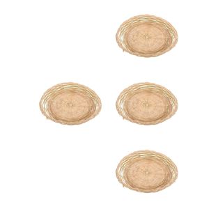 Assiette en rotin artisanale parfaite pour les salles de mariage, les intérieurs de ferme et les célébrations saisonnières en plein air - Product Image 1