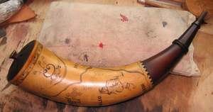 Récipient de corne en poudre à collectionner tribal de style religieux Viking fabriqué à partir de corne animale naturelle - Product Image 6