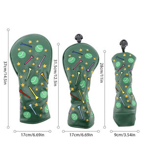 Prix d'usine Vente en gros Custom Fun Ball Tees Logo Broderie Golf Couvre-chef en cuir - Product Image 3